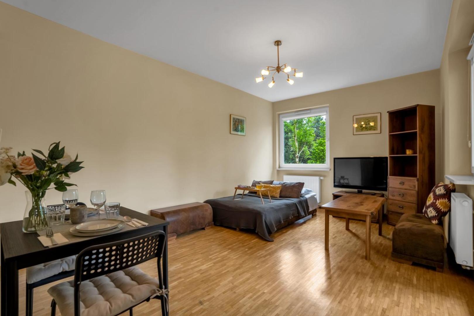 Apartment Mokotow - Balcony, Parking - By Rentujemy *